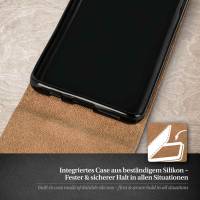 moex Book Case für Samsung Galaxy S22 Plus – Klapphülle aus PU Leder mit Kartenfach, Komplett Schutz