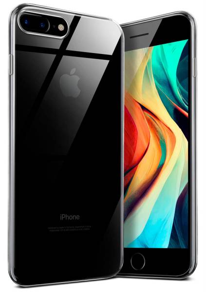 moex Aero Case für Apple iPhone 7 Plus – Durchsichtige Hülle aus Silikon, Ultra Slim Handyhülle