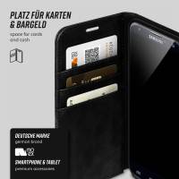moex Casual Case für Samsung Galaxy S3 – 360 Grad Schutz Booklet, PU Lederhülle mit Kartenfach