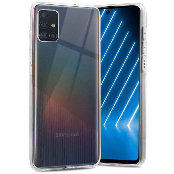 ONEFLOW Clear Case für Samsung Galaxy A51 – Transparente Hülle aus Soft Silikon, Extrem schlank