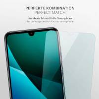 moex FlexProtect Klar für Huawei Y7 Prime (2019) – Schutzfolie für unsichtbaren Displayschutz, Ultra klar
