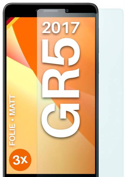 moex FlexProtect Matt für Huawei GR5 (2017) – Anti Reflex Schutzfolie für besten Displayschutz, Matt