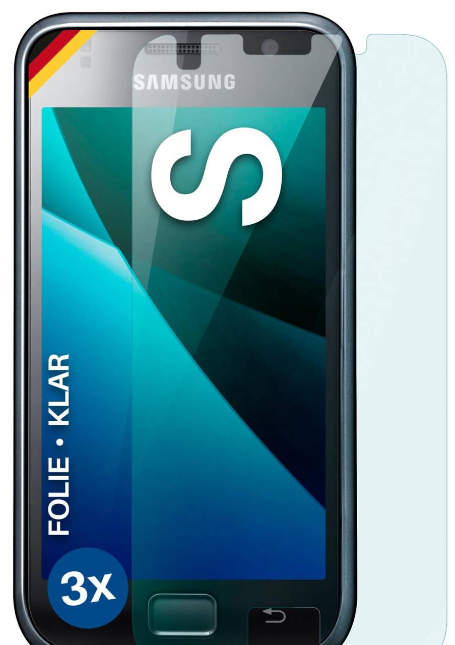 moex FlexProtect Klar für Samsung Galaxy S – Schutzfolie für unsichtbaren Displayschutz, Ultra klar