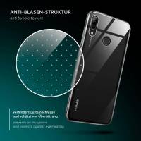 moex Aero Case für Huawei P smart 2019 – Durchsichtige Hülle aus Silikon, Ultra Slim Handyhülle