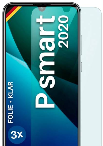 moex FlexProtect Klar für Huawei P smart 2020 – Schutzfolie für unsichtbaren Displayschutz, Ultra klar