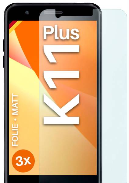 moex FlexProtect Matt für LG K11 Plus – Anti Reflex Schutzfolie für besten Displayschutz, Matt