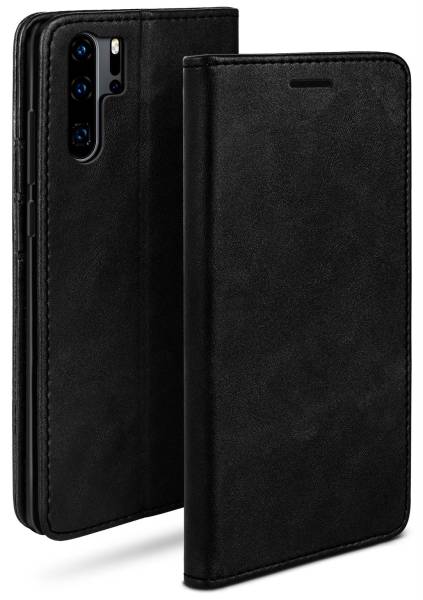 moex Casual Case für Huawei P30 Pro New Edition – 360 Grad Schutz Booklet, PU Lederhülle mit Kartenfach