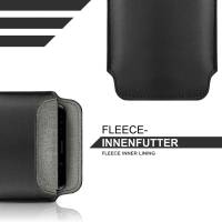 moex Pull Case für LG K11 Plus – Handyhülle zum Einstecken mit Ausziehhilfe