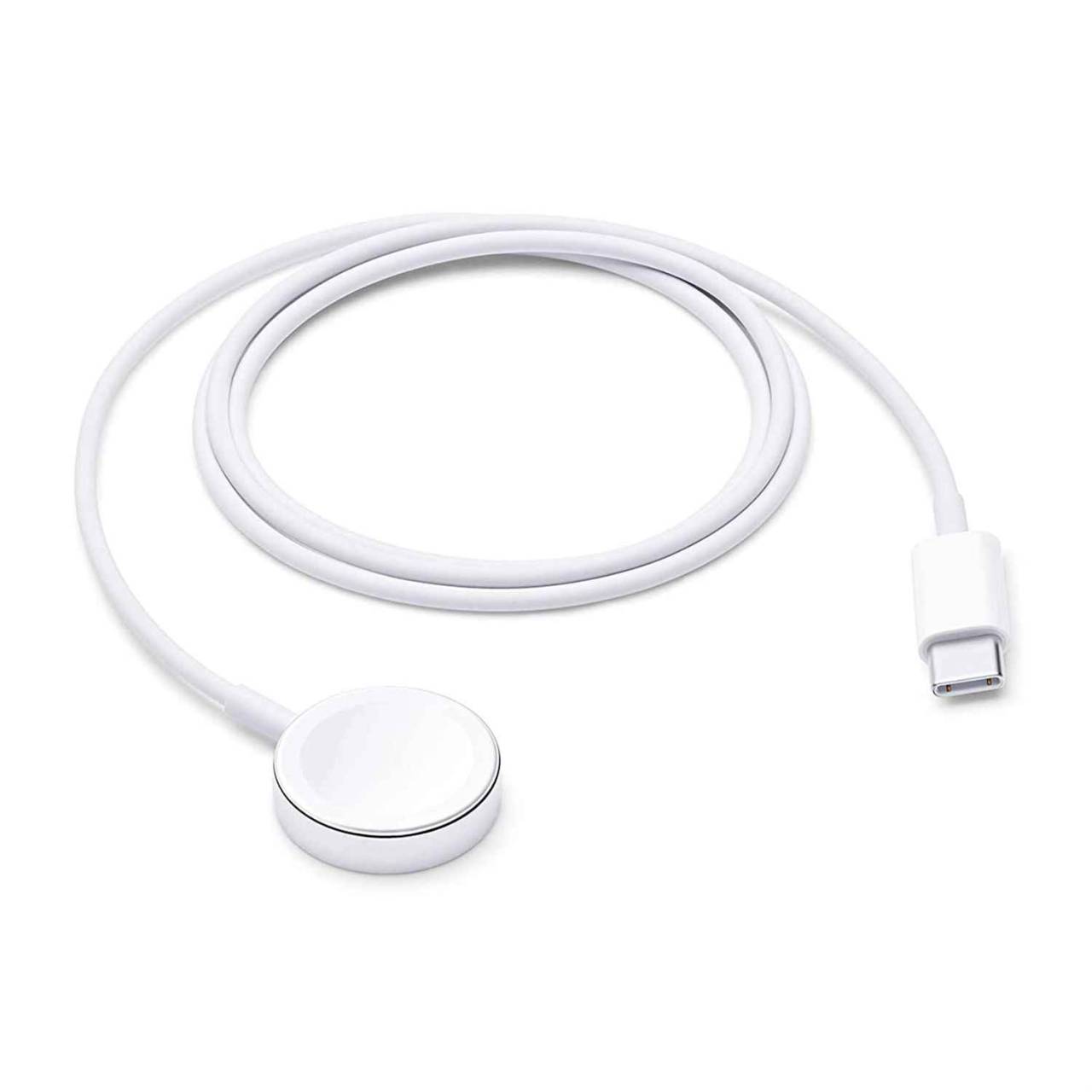 Apple magnetisches Ladekabel – kompatibel mit allen Apple Watch Serien, zum Anschluss an USB-C Ladegeräte, 1,0 m