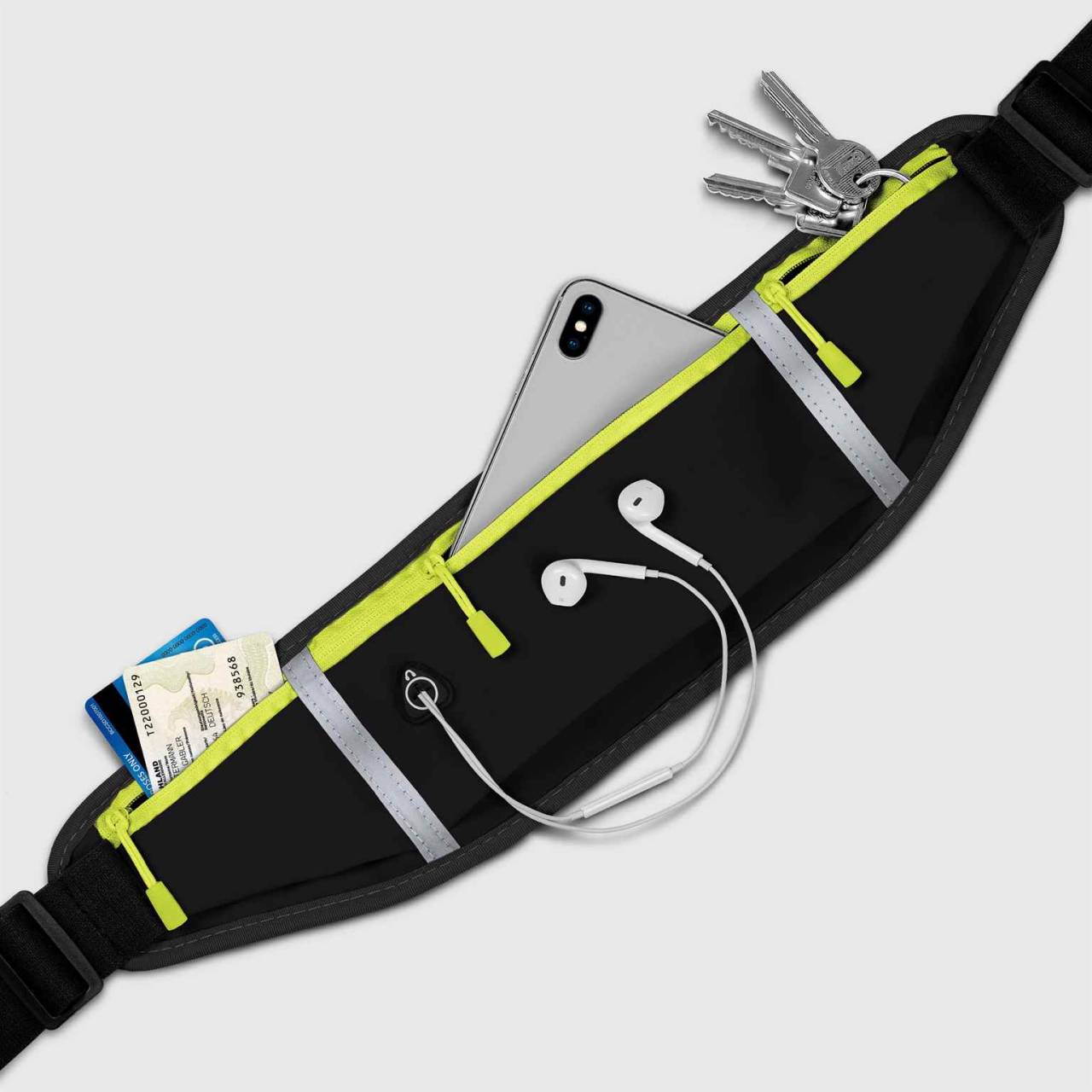 ONEFLOW® Active Pro Belt für Samsung Galaxy S24 Plus – Handy Sportgürtel, Wasserfest & atmungsaktiv