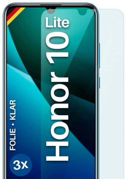 moex FlexProtect Klar für Huawei Honor 10 Lite – Schutzfolie für unsichtbaren Displayschutz, Ultra klar