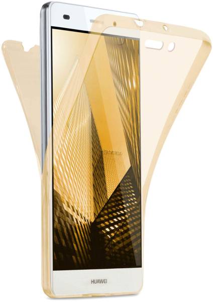 moex Double Case für Huawei P8 Lite 2015 – 360 Grad Hülle aus Silikon, Rundumschutz beidseitig