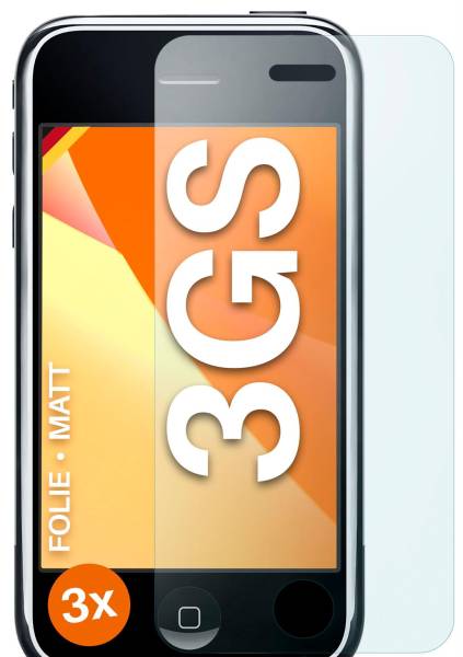moex FlexProtect Matt für Apple iPhone 3GS – Anti Reflex Schutzfolie für besten Displayschutz, Matt