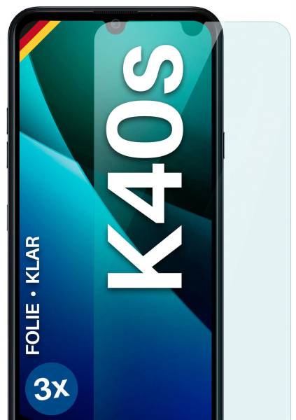 moex FlexProtect Klar für LG K40s – Schutzfolie für unsichtbaren Displayschutz, Ultra klar