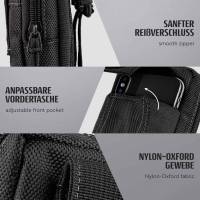 ONEFLOW Survival Case für Samsung Galaxy Xcover Pro – Handy Gürteltasche aus Oxford Nylon mit Karabiner