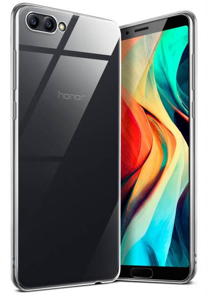 moex Aero Case für Huawei Honor View 10 – Durchsichtige Hülle aus Silikon, Ultra Slim Handyhülle
