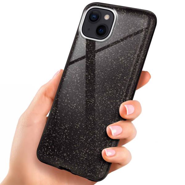 ONEFLOW Glitter Case iPhone 14 mit Glitzer Look