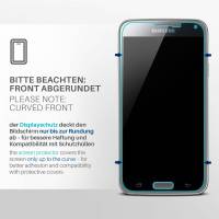 moex FlexProtect Klar für Samsung Galaxy S5 – Schutzfolie für unsichtbaren Displayschutz, Ultra klar