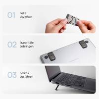 Baseus Laptop-Standfüße (2 Stk.) – Selbstklebende Notebook Füße, Laptop Aufsteller, 3M-Klebefolie
