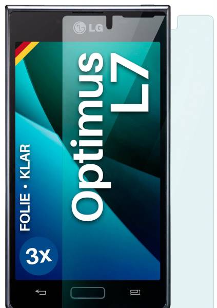 moex FlexProtect Klar für LG P700 Optimus L7 – Schutzfolie für unsichtbaren Displayschutz, Ultra klar