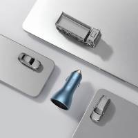 Baseus Autoladegerät – USB & 2x USB-C für Smartphones und andere Geräte, Golden Contactor Pro Serie, 65W