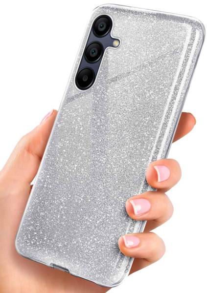 ONEFLOW Glitter Case für Samsung Galaxy A15 (4G) – Glitzer Hülle aus TPU, designer Handyhülle