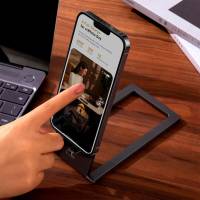 Baseus Klappbarer Handy- und Tablethalter – Handyhalterung Aluminiumlegierung, Mobile Handyhalterung, Verstellbar