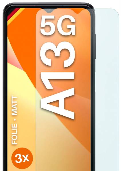 moex FlexProtect Matt für Samsung Galaxy A13 5G – Anti Reflex Schutzfolie für besten Displayschutz, Matt