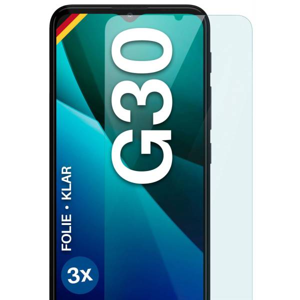 moex FlexProtect Klar für Motorola Moto G30 – Schutzfolie für unsichtbaren Displayschutz, Ultra klar
