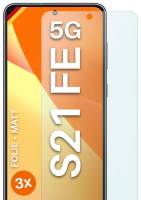 moex FlexProtect Matt für Samsung Galaxy S21 FE 5G – Anti Reflex Schutzfolie für besten Displayschutz, Matt