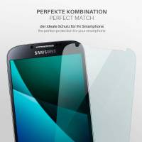 moex FlexProtect Klar für Samsung Galaxy S4 – Schutzfolie für unsichtbaren Displayschutz, Ultra klar