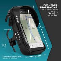 ONEFLOW Lenkertasche Fahrrad Wasserdicht mit Schnellentnahme – Trip QR