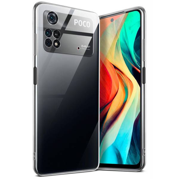 moex Aero Case Poco M4 Pro durchsichtig aus Silikon