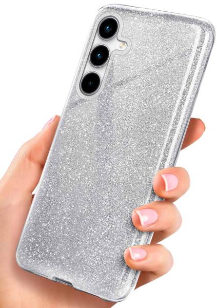 ONEFLOW Glitter Case für Samsung Galaxy A35 5G – Glitzer Hülle aus TPU, designer Handyhülle