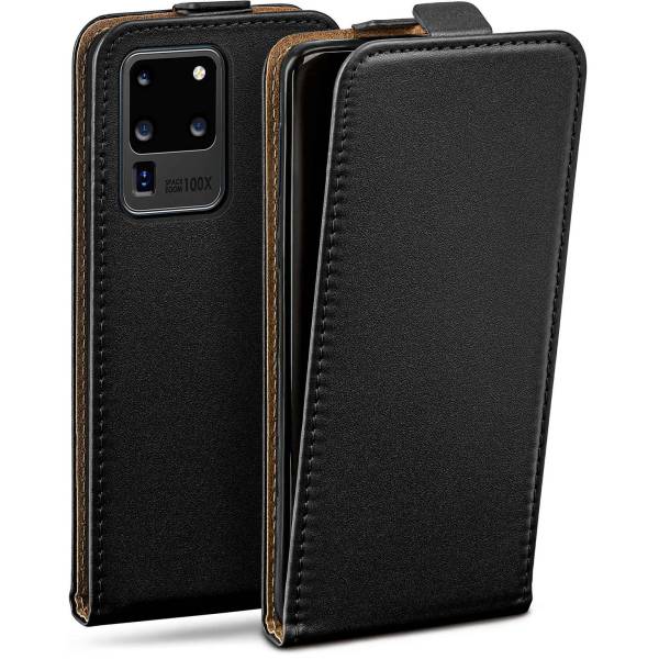 moex Flip Case Samsung Galaxy S20 Ultra 5G Klapphülle Leder
