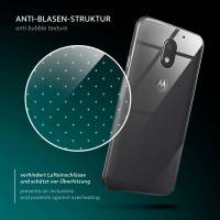 moex Aero Case für Motorola Moto E3 – Durchsichtige Hülle aus Silikon, Ultra Slim Handyhülle
