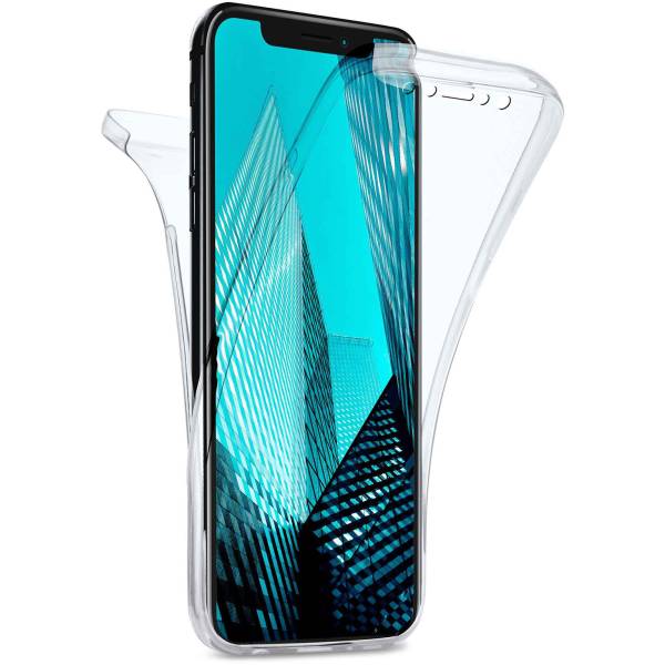 moex Double Case iPhone XR Silikon 360 Grad Schutz