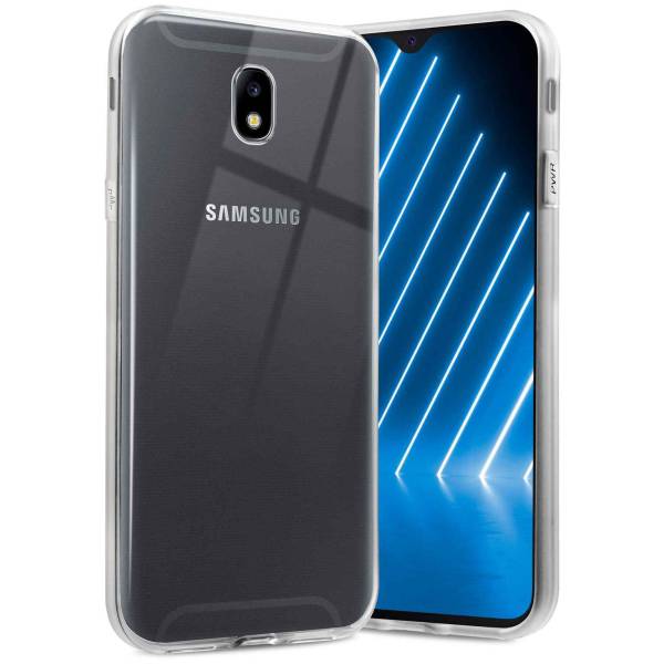 ONEFLOW Clear Case für Samsung Galaxy J7 (2017) – Transparente Hülle aus Soft Silikon, Extrem schlank