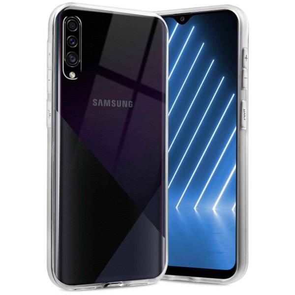 ONEFLOW Clear Case für Samsung Galaxy A50 – Transparente Hülle aus Soft Silikon, Extrem schlank