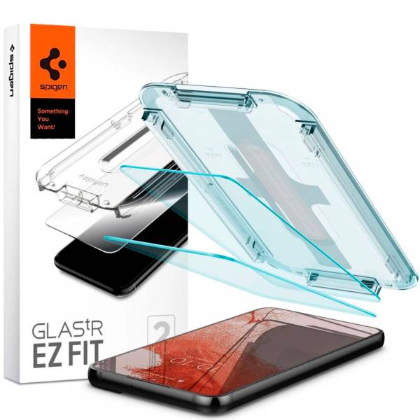 Spigen Glas.tR EZ Fit Samsung Galaxy S22 Panzerglas Easy-Fit