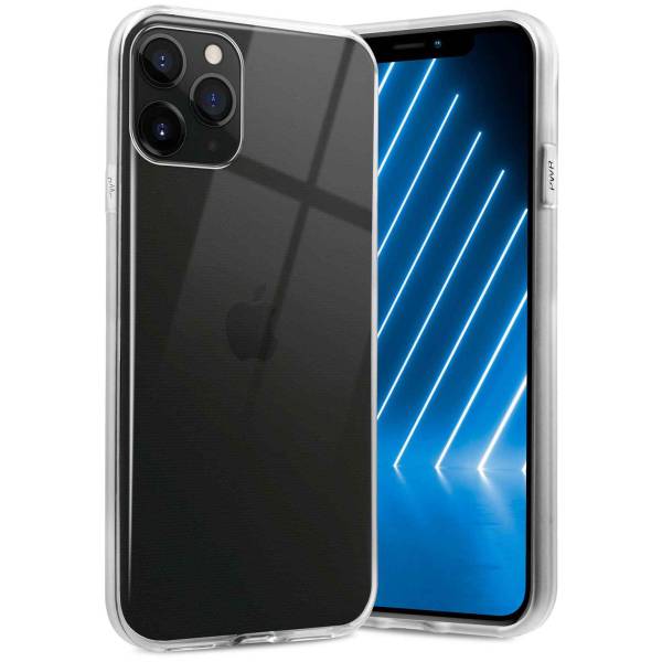 ONEFLOW Clear Case für Apple iPhone 11 Pro – Transparente Hülle aus Soft Silikon, Extrem schlank