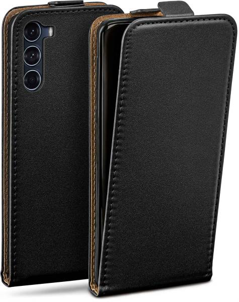 moex Flip Case für Motorola Moto G200 5G – PU Lederhülle mit 360 Grad Schutz, klappbar