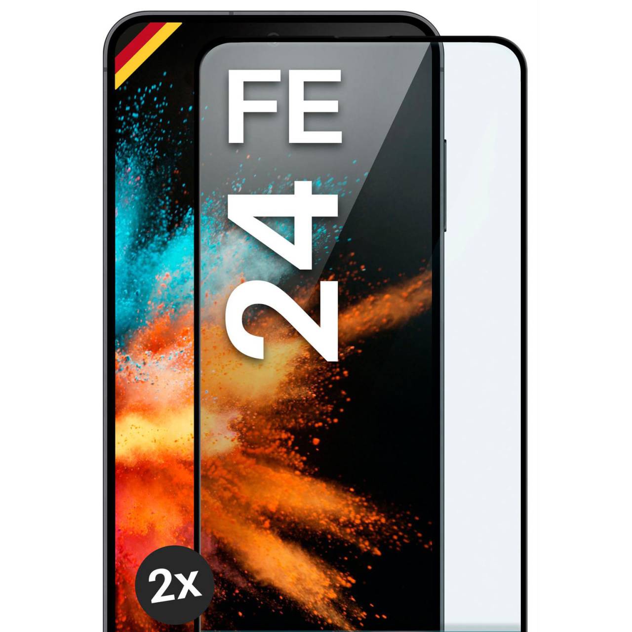 moex CurveProtect Samsung Galaxy S24 FE Panzerglas 3D Full Screen
