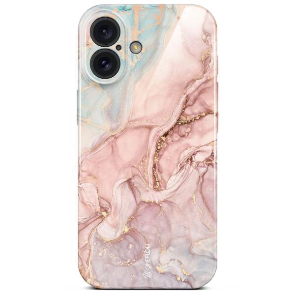 ONEFLOW Bliss Cover iPhone 16 Plus Marmor Muster