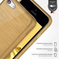 moex Brushed Case für Apple iPhone 5c – Silikon Handyhülle, Backcover in Aluminium Optik