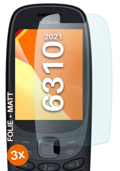 moex FlexProtect Matt für Nokia 6310 (2021) – Anti Reflex Schutzfolie für besten Displayschutz, Matt