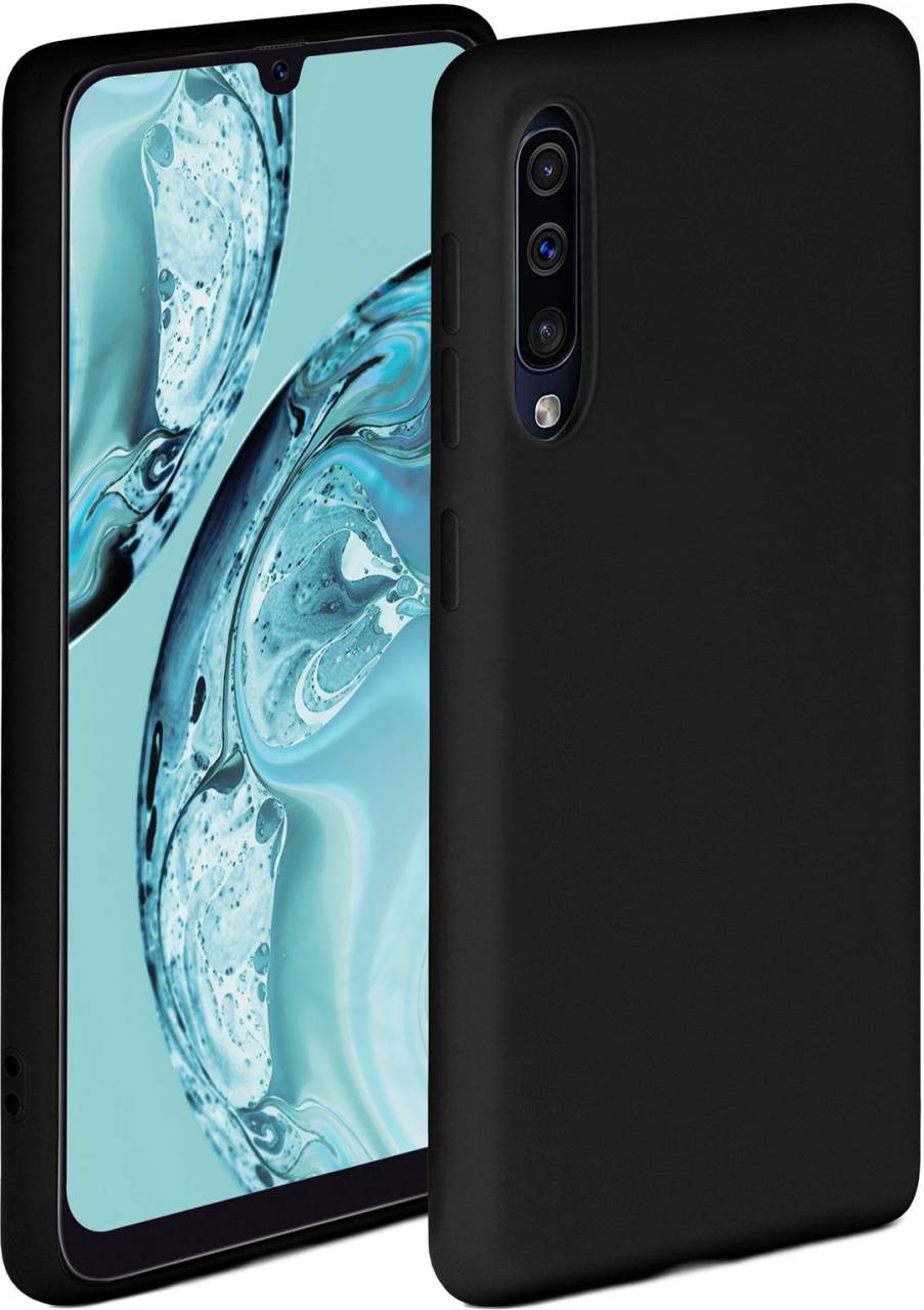 ONEFLOW Soft Case für Samsung Galaxy A70 – weiche Handyhülle aus Silikon mit Kameraschutz
