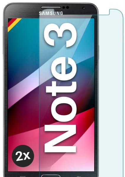 moex ShockProtect Klar für Samsung Galaxy Note 3 – Panzerglas für kratzfesten Displayschutz, Ultra klar