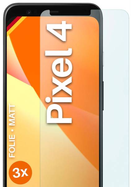 moex FlexProtect Matt für Google Pixel 4 – Anti Reflex Schutzfolie für besten Displayschutz, Matt