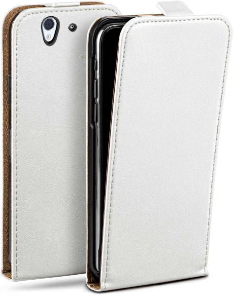 moex Flip Case für Sony Xperia Z – PU Lederhülle mit 360 Grad Schutz, klappbar